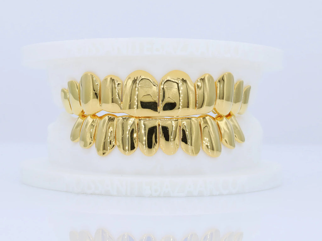 8K Solid Gold Grillz