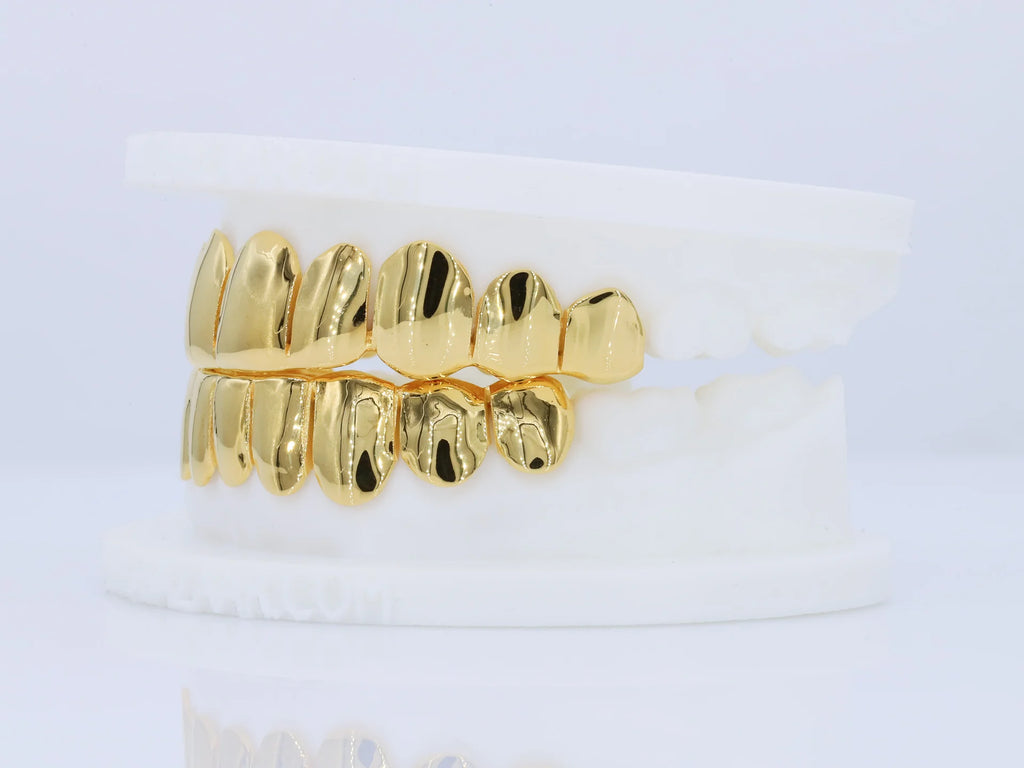 8K Solid Gold Grillz