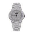 Moissanite Diamond Two Row Stone Bezel Watch 22CT