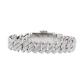 12MM Cuban Bracelet VVS Lab Diamonds